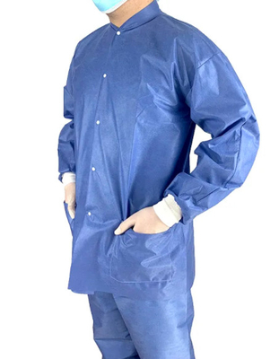 Abrasão descartável personalizada do vestido do laboratório resistente para o laboratório do hospital