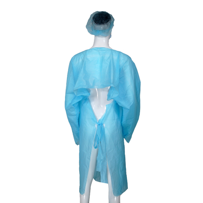 Vestido descartável protetor personalizado do CPE para o laboratório cirúrgico