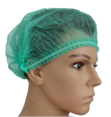 Tampão não tecido descartável personalizado Bouffant com elástico dobro