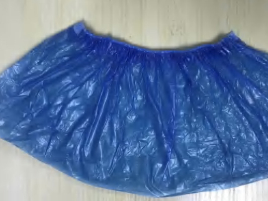 Tampa descartável da sapata do HDPE com tamanho azul branco da cor verde 41cm 45cm