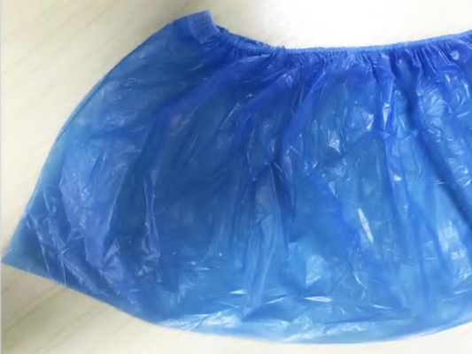 Tampa descartável da sapata do HDPE com tamanho azul branco da cor verde 41cm 45cm