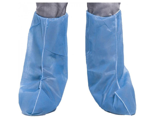 As botas descartáveis personalizadas de SMS cobrem a cor azul com o elástico