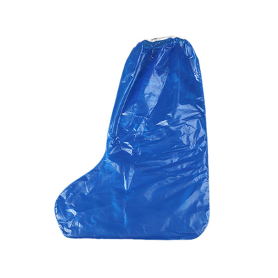 As botas descartáveis materiais do HDPE do PE cobrem o tamanho impermeável de 40×45cm