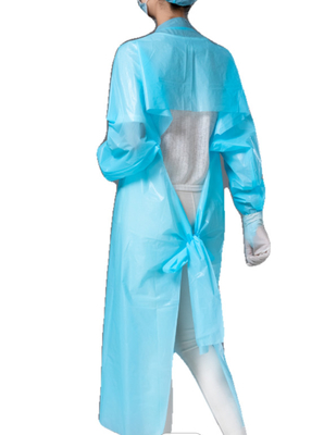 Vestido descartável protetor personalizado do CPE para o laboratório cirúrgico