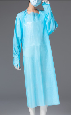 Vestido descartável protetor personalizado do CPE para o laboratório cirúrgico