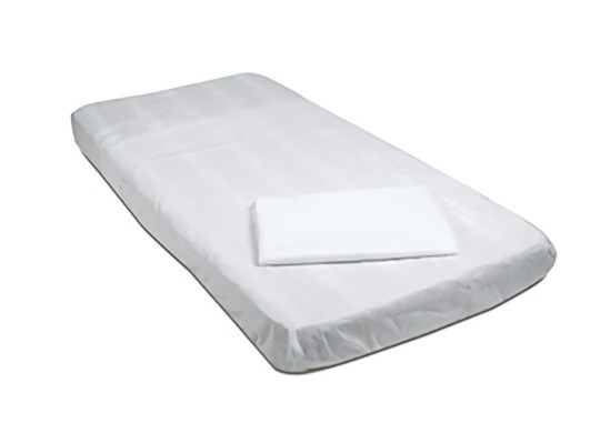 Folha descartável personalizada da proteção da cama para o hotel do hospital