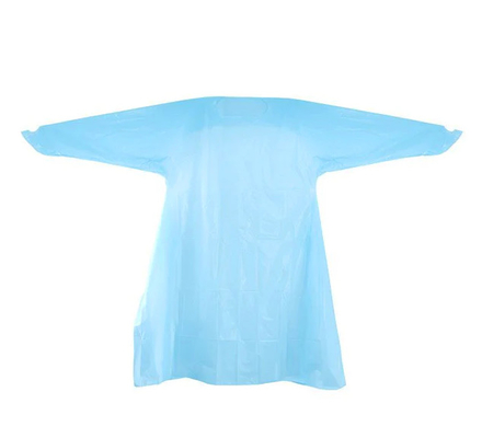 Vestido descartável do CPE do isolamento ao nível 3 para o laboratório médico